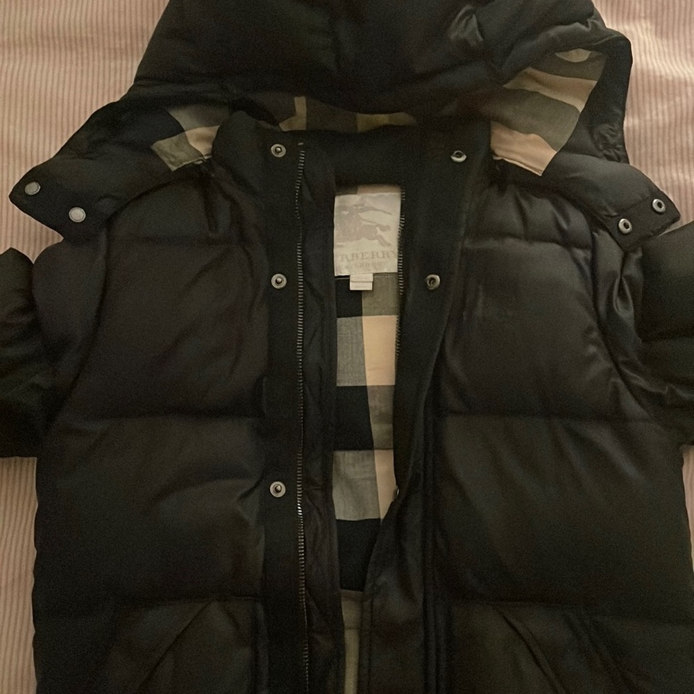 Kids Burberry puffer jacket